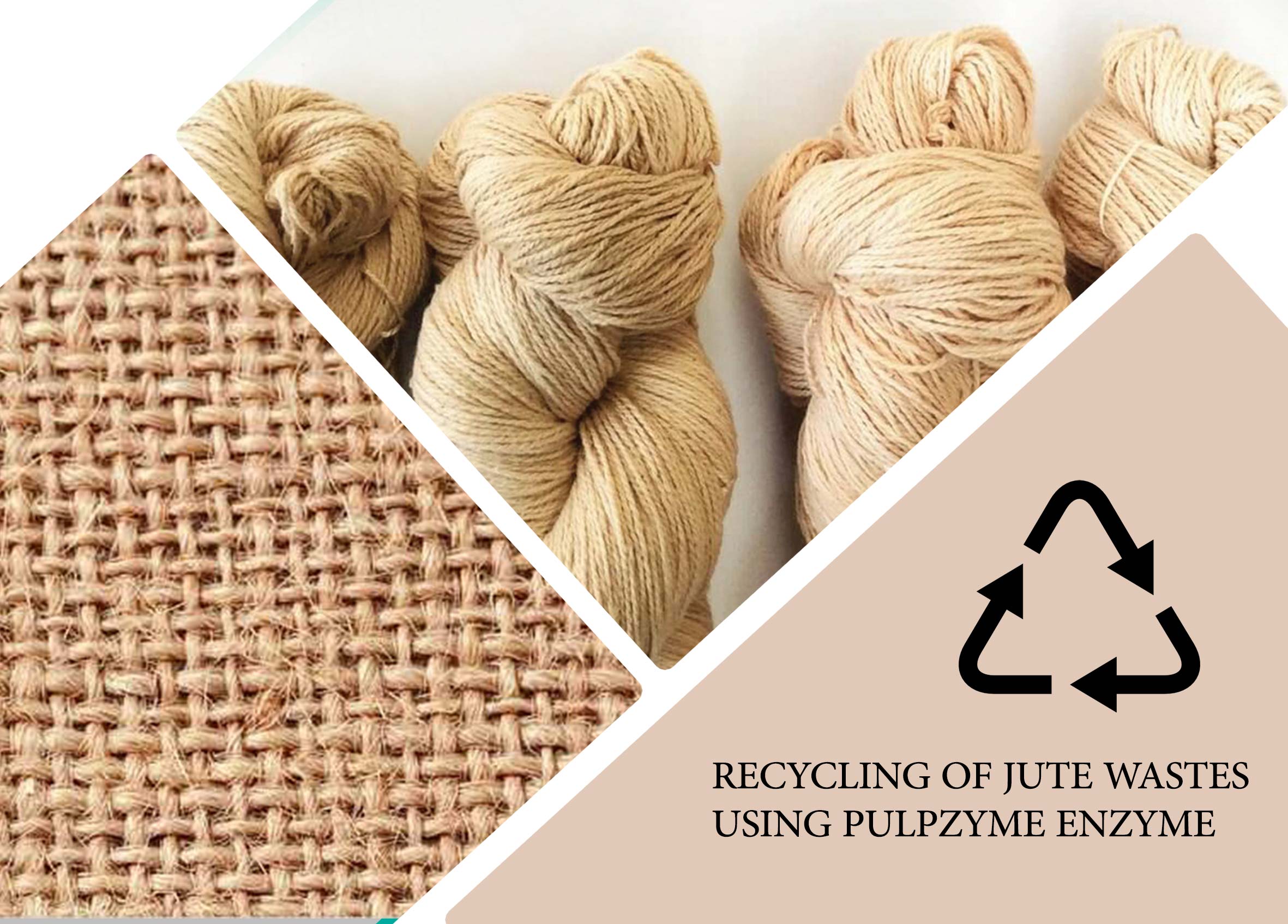 RECYCLING OF JUTE WASTES USING PULPZYME ENZYME