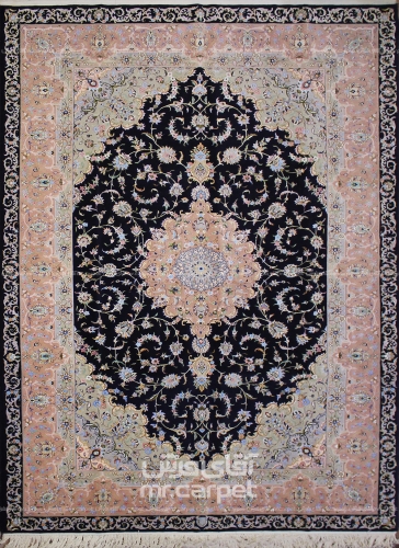 فرش دستبافت لچک ترنج کاشان    سایز 2.50x3.50