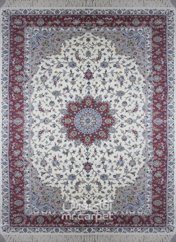 فرش دستبافت لچک ترنج کاشان    سایز 2.50x3.50