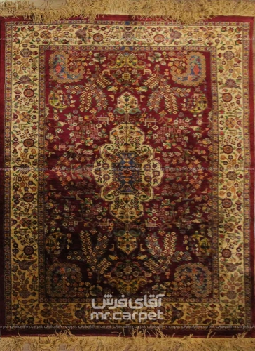 فرش دستبافت طرح قشقایی شیراز  30  رج سایز 1.02x1.70