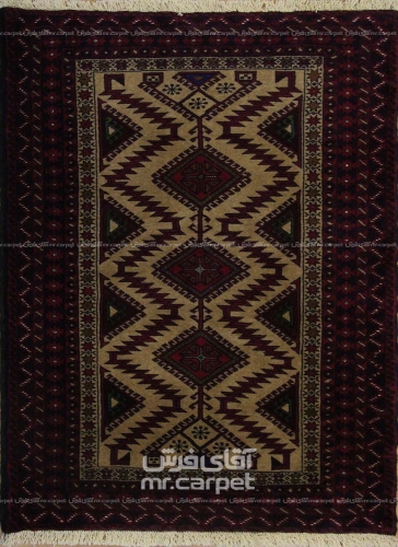 فرش دستبافت طرح سالار خانی خراسان  35  رج سایز 1.60x1.10