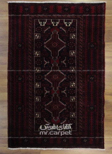 فرش دستبافت طرح سالار خانی خراسان  35  رج سایز 0.95x0.52