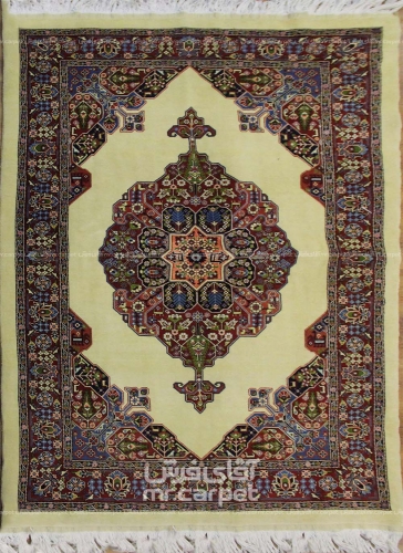 فرش دستبافت طرح قشقایی شیراز  35  رج سایز 1.50x2.35