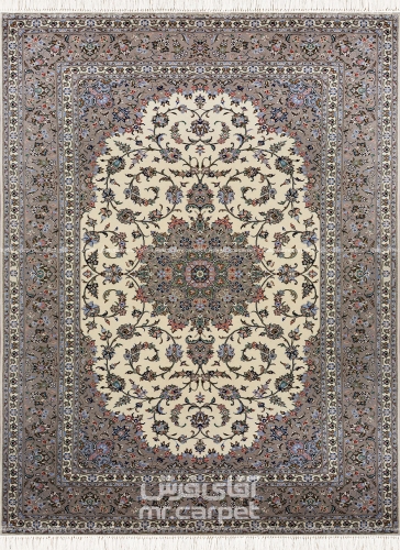 فرش دستبافت شکوفه اردکان  35  خانه سایز 2.50x3.50