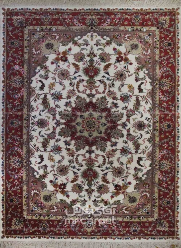 فرش دست بافت لچک ترنج کاشمر  30  رج سایز 2.00x3.00 