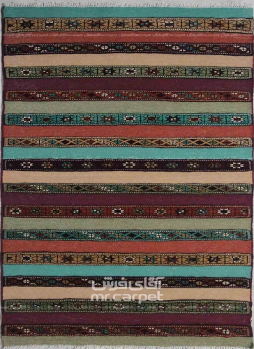 فرش دستبافت گلیم تهران  سایز 1.55x1.02