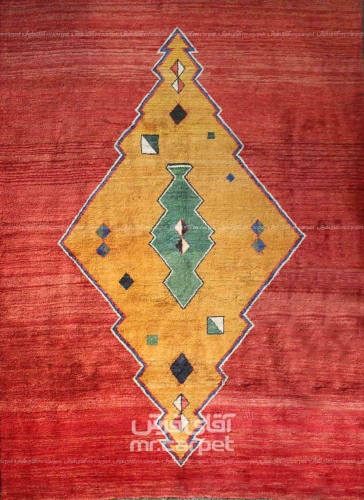 فرش دستبافت گبه شیراز  سایز 3.02x2.10