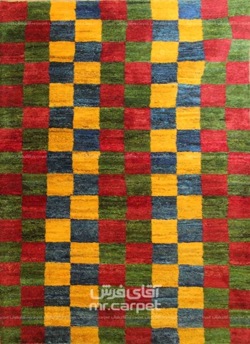 فرش دستبافت گبه شیراز  سایز 1.01x1.45