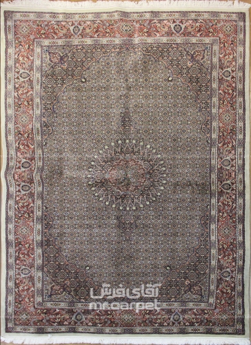 فرش دستبافت ماهی خراسان  35رج  سایز 1.97x3.00