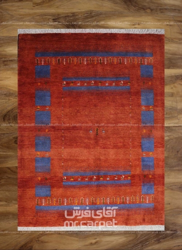 فرش دستبافت گبه شیراز  سایز 1.53x1.93