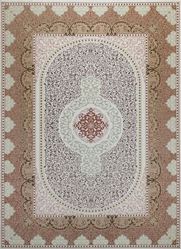 فرش ماشینی مدرن طرح DID1307 بژ 700 شانه پلی استر-اکرلیک آناهیتا