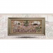 تابلو فرش دست بافت طرح مکه و مدینه چله  نخ  سایز 0.48x0.93 