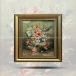 تابلو فرش دست بافت طرح سنبل چله  ابریشم  سایز 0.44x0.65 