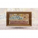 تابلو فرش دست بافت طرح آیت الکرسی چله  نخ  سایز 0.96x0.67 