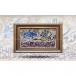 تابلو فرش دست بافت طرح وان یکاد چله  نخ  سایز 0.66x0.47 