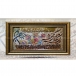 تابلو فرش دست بافت طرح آیه چله  نخ  سایز 0.81x0.52 