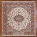 فرش دستبافت لچک ترنج کاشان  42  خانه سایز 2.00x3.00