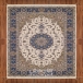 فرش دستبافت لچک ترنج کاشان  50  خانه سایز 2.50x3.50