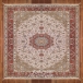 فرش دستبافت لچک ترنج کاشان  50  خانه سایز 2.50x3.50