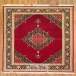 فرش دستبافت طرح ماهی کف ساده تبریز  40  رج سایز 1.95x2.66