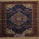 فرش دستبافت طرح لچک ترنج شیراز  40  رج سایز 1.42x1.95