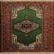 فرش دستبافت طرح لچک ترنج شیراز  40  رج سایز 1.43x2.08