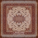فرش دست بافت لچک ترنج کاشمر  40  رج سایز 2.50x3.50 