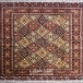 فرش دستبافت طرح خشتی خراسان  35  رج سایز 1.96x1.50