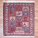 فرش دستبافت طرح خشتی شهرکرد ( بختیاری )  35  رج سایز 1.05x1.59