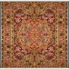 فرش دستبافت طرح شکوفه خراسان  40  رج سایز 1.90x1.35