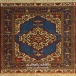 فرش دستبافت طرح کف ساده خراسان  35  رج سایز 1.93x1.31