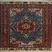 فرش دستبافت طرح ترنج خراسان  35  رج سایز 1.29x1.85