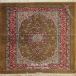 فرش دستبافت طرح لچک ترنج خراسان  30  رج سایز 1.84x1.35