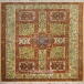 فرش دستبافت طرح بهارستان خراسان  40  رج سایز 2.05x3.07