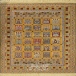 فرش دستبافت طرح خشتی خراسان  30  رج سایز 1.11x1.63