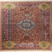 فرش دستبافت طرح سروی خراسان  35  رج سایز 1.58x2.55