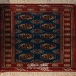 فرش دستبافت ترکمن گلستان  30رج  سایز 1.25x0.79