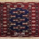 فرش دستبافت ترکمن گلستان  30رج  سایز 0.85x1.26