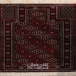 فرش دستبافت ترکمن گلستان  35  سایز 1.21x0.79