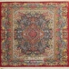 فرش دستبافت لچک ترنج قم  60رج  سایز 1.08x1.65