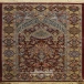 فرش دستبافت لچک ترنج قم  60رج  سایز 1.60x1.09