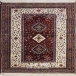 فرش دستبافت قشقایی شیراز  35رج  سایز 1.24x2.12