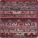 فرش دستبافت تکه دوزی سایز 0.72x0.50