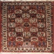 فرش دستبافت طرح خشتی شهرکرد ( بختیاری )  30  رج سایز 1.65x2.60