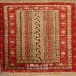 فرش دستبافت طرح هریس/محرمات دورو خراسان  60  رج سایز 1.40x0.95