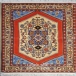 فرش دستبافت طرح ترنج خراسان  35  رج سایز 1.50x2.00