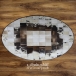  پوست و چرم -پوست تکه دوزی   دایره  سایز 1.20x1.20 