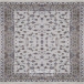 فرش ماشینی کلاسیک طرح KA003 نمونه 1 B نقره ای 500 شانه پشم سرمایه
