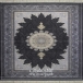طرح اصفهان نمونه 1 رنگ ذغالی 700 شانه پلی استر فیلامنت فرهی 