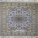 فرش ماشینی کلاسیک طرح DM003 نمونه 1 خاکی 1200 شانه پلی استر-اکرلیک آپادانا